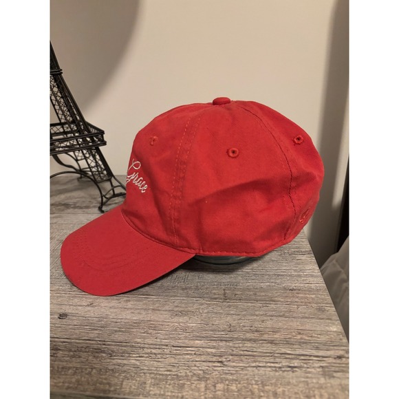 NWOT Heavenly Outdoor Cap Red "Amazing Grace" Anchor Baseball Cap Hat OS - Picture 3 of 7